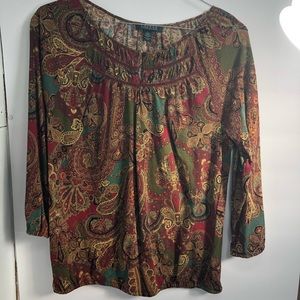 Lauren Ralph Lauren Large peasant style top